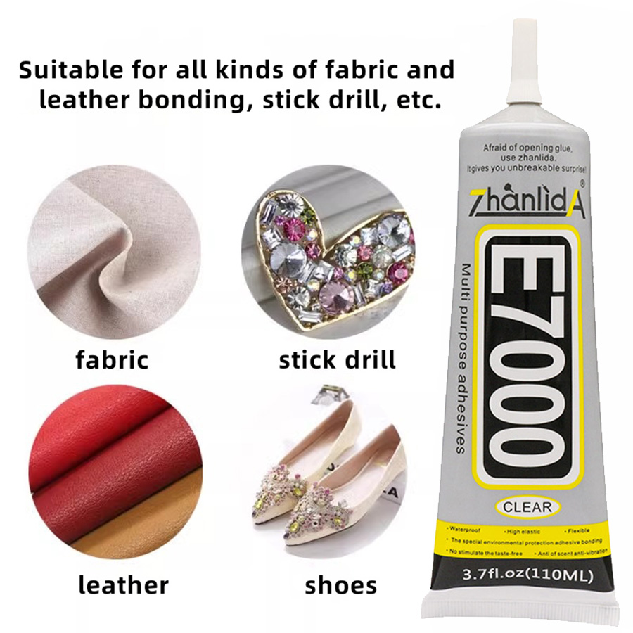 Contact Cement Glue - E7000 Tutkal Temizle İletişim DIY Kumaş