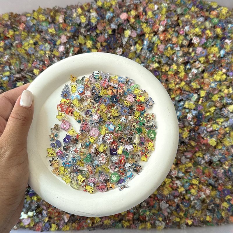 Cosplay Prop Filler - 1 cm Mini Pokemon Akrilik Parçaları
