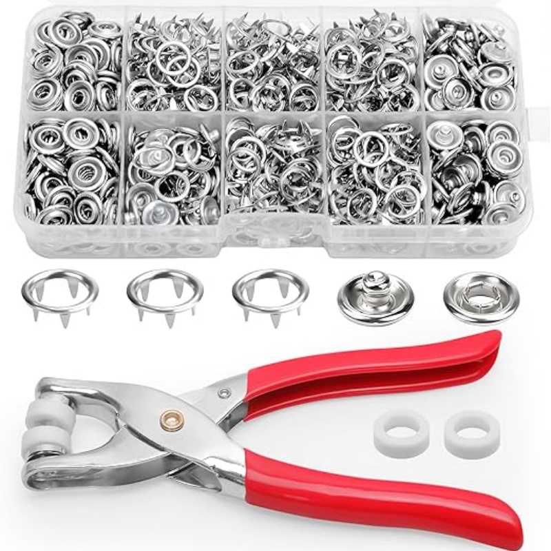 Snap Fastener Set - 9,5 mm Metal Çıtçıt Düğme Seti
