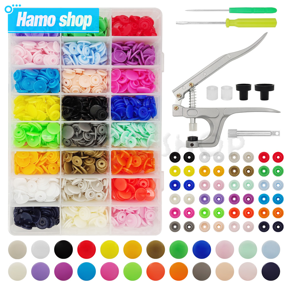 Snap Fastener Set - Plastik Çıtçıt Bağlantı Elemanı Pense Seti