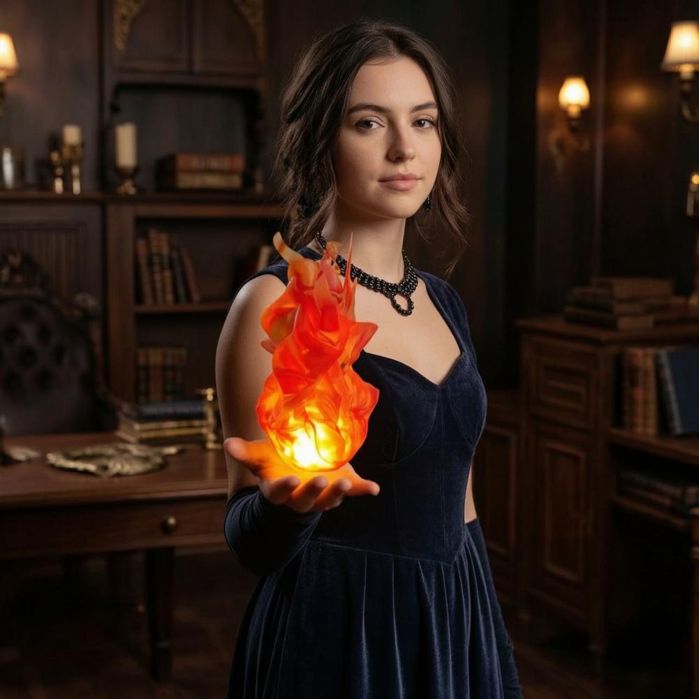 Cosplay Fireball Prop - Elde taşınır Ateş Topu Prop Cosplay