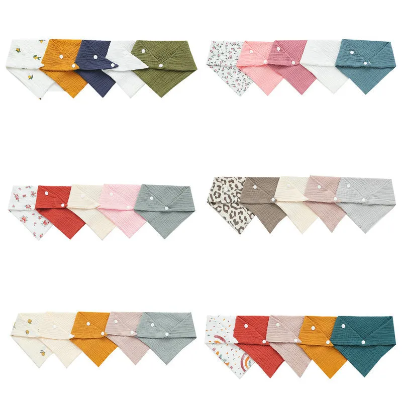 Snap Fastener Set - 5 adet/takım Yenidoğan Bebek Önlükler Besleme