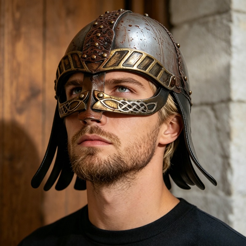Cosplay Props Eva Foam - 2026 Yeni Viking Miğferi Ortaçağ Rönesans