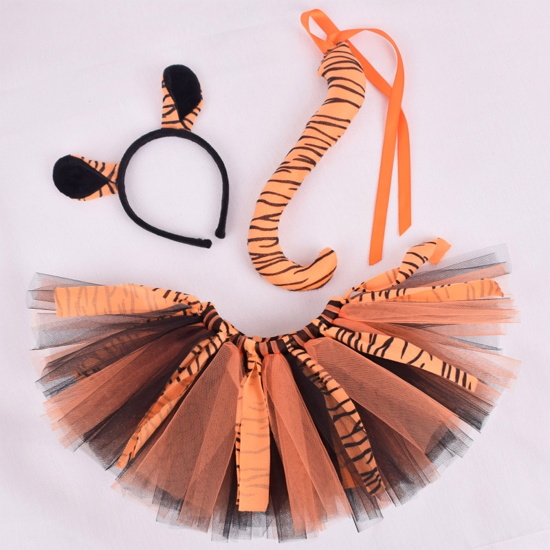 Cosplay Prop Kit - Kaplan kostüm seti kaplan kulaklar kuyruk