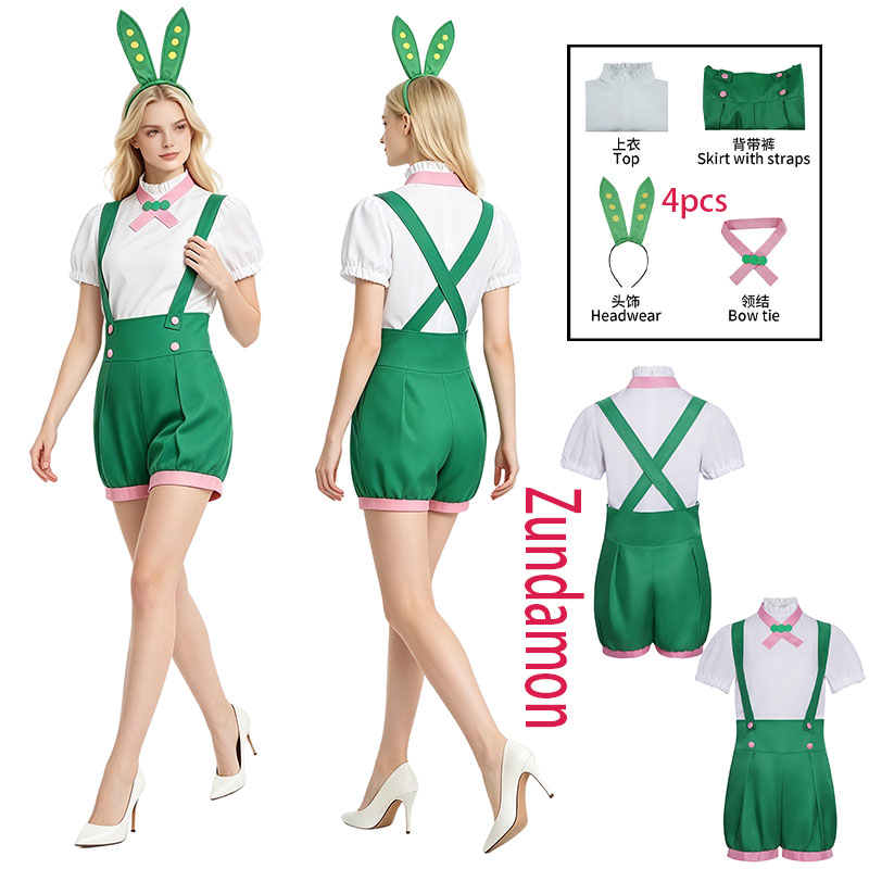 Cosplay Prop Bow - WHH Anime Zundamon Cosplay Kostümü Üst