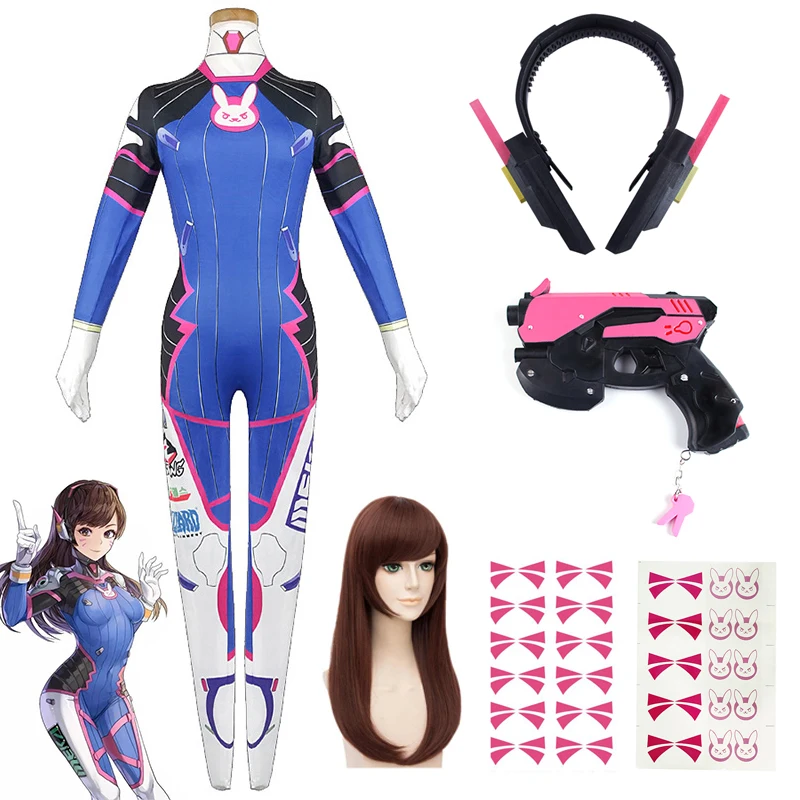 Cosplay Prop Pistol - Oyun Overwatch Dva Cosplay Kostümleri Tayt