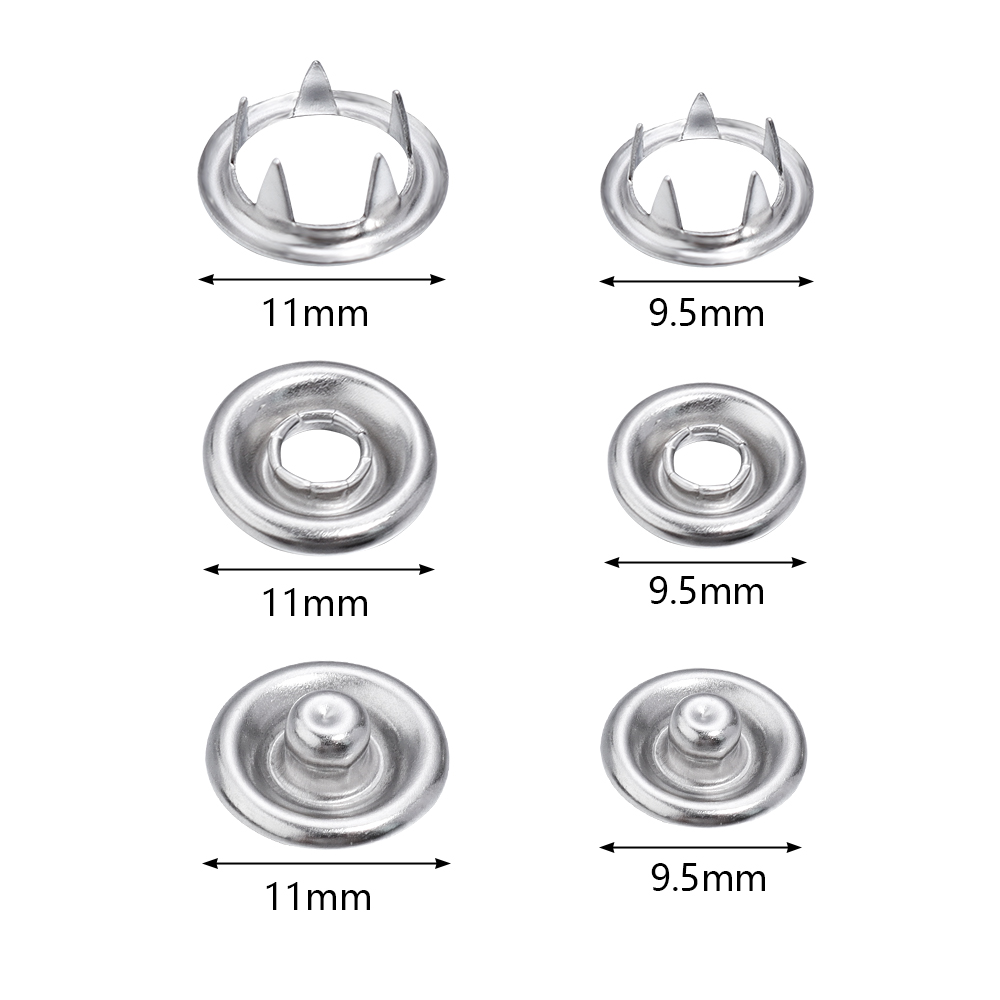 SAUVOO 50 takım demir Snap düğ - Snap Fastener Set incelemesi ve fiyatı