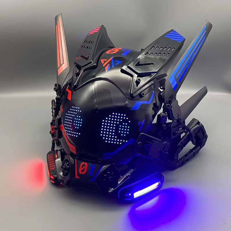 Cyberpunk Cosplay Maskesi, LED - Cosplay Prop Display incelemesi ve fiyatı