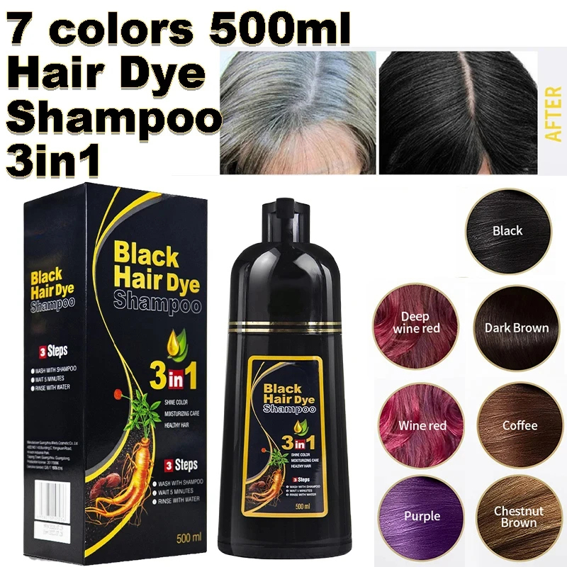 Siyah Saç Boyası Şampuanı 3'ü  - Hair Spray Color incelemesi ve fiyatı