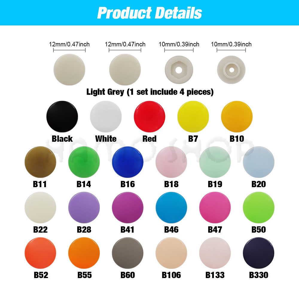 Plastik Çıtçıt Bağlantı Eleman - Snap Fastener Set incelemesi ve fiyatı