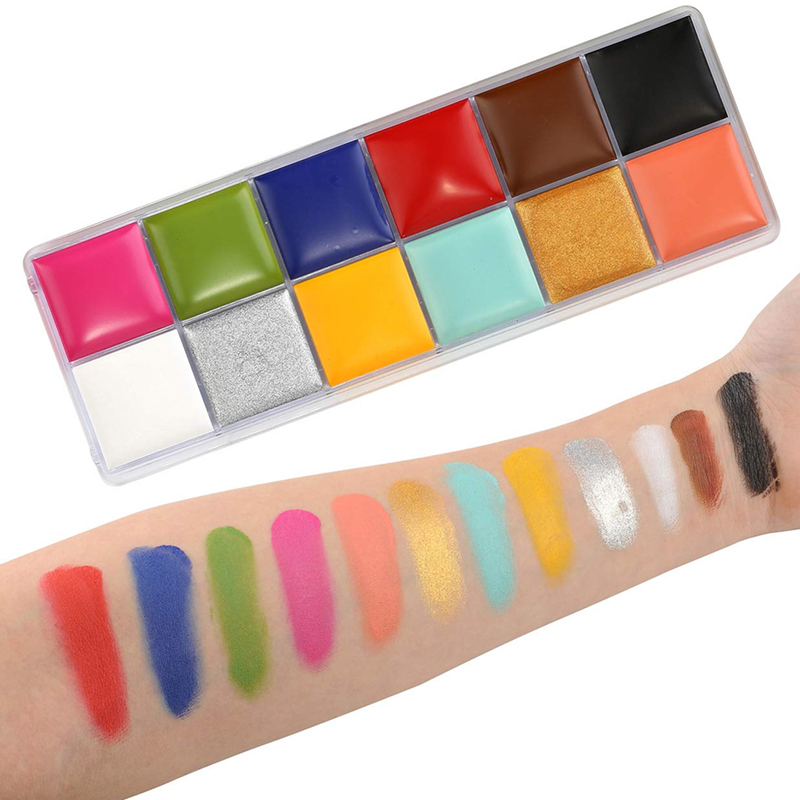 SFX makyaj seti 12 renk yüz ve - Body Paint Sfx incelemesi ve fiyatı