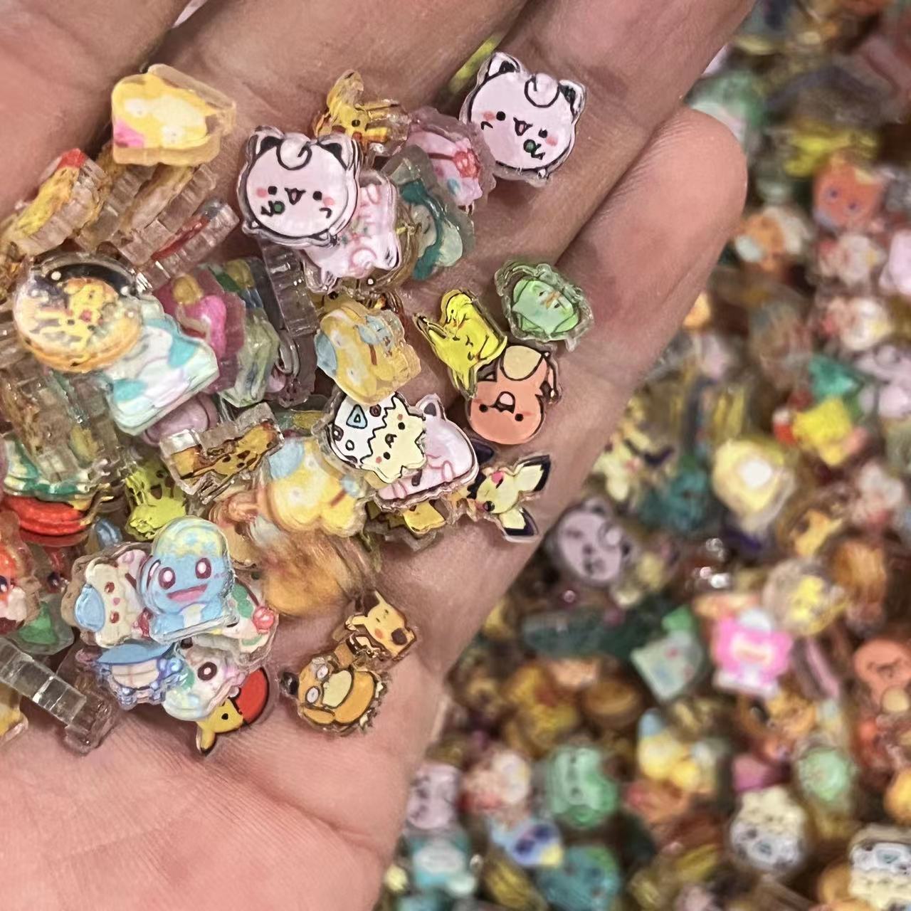 1cm 2cm Pokémon küçük akrilik  - Cosplay Material For Prop incelemesi ve fiyatı