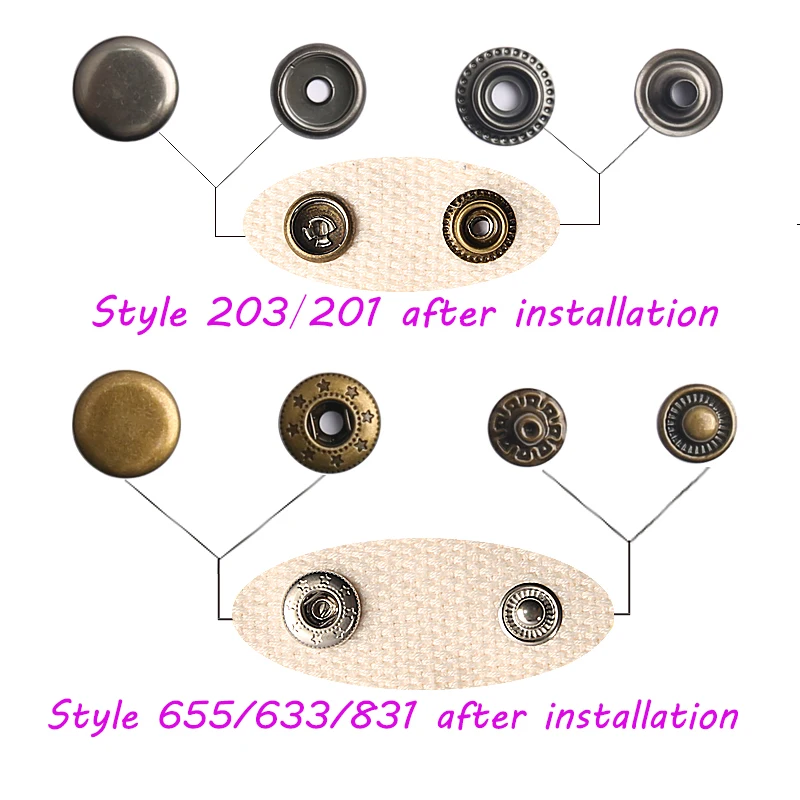 10mm 12.5mm 15mm Metal Basınç  - Snap Fastener Set incelemesi ve fiyatı