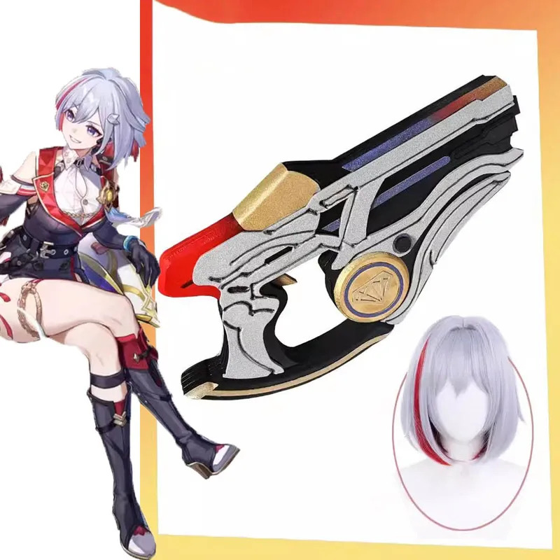 DY20Anime Oyunu Honkai Yıldız  - Heat Gun Cosplay incelemesi ve fiyatı