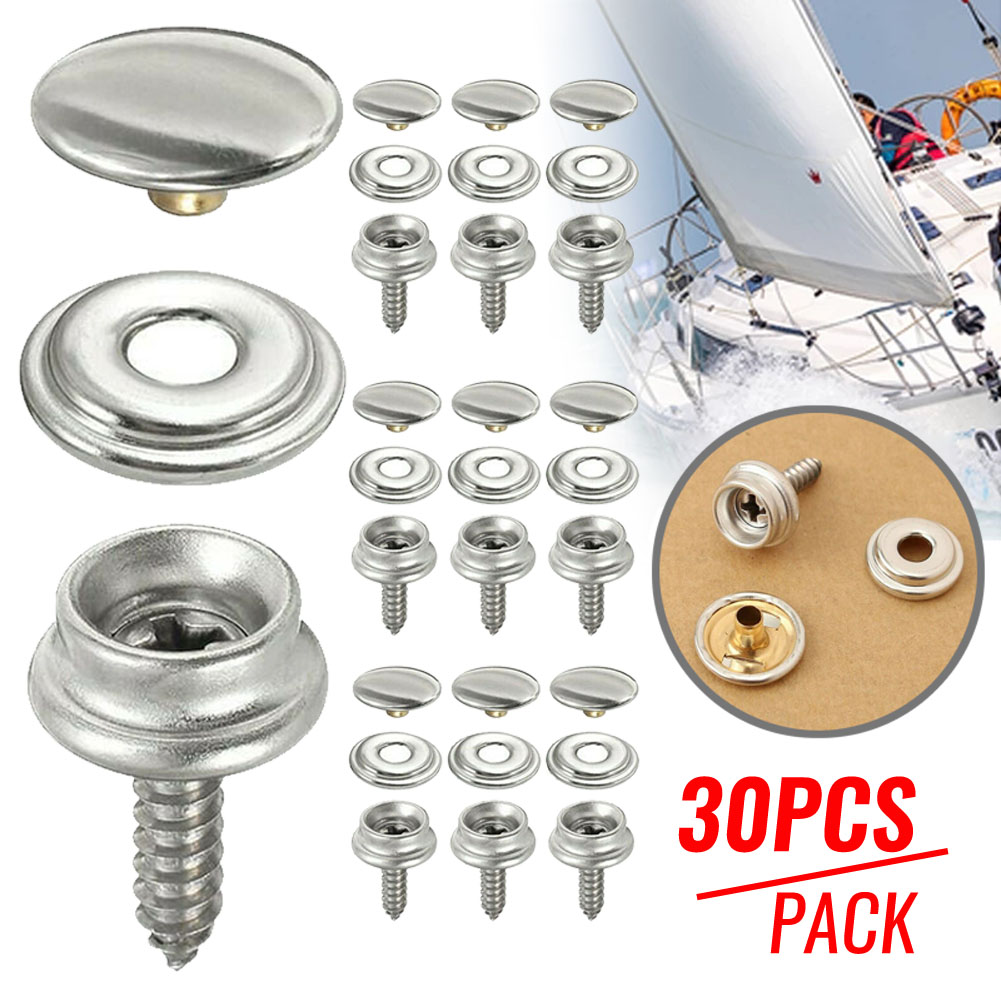 30 adet çıtçıt paslanmaz tuval - Snap Fastener Set incelemesi ve fiyatı